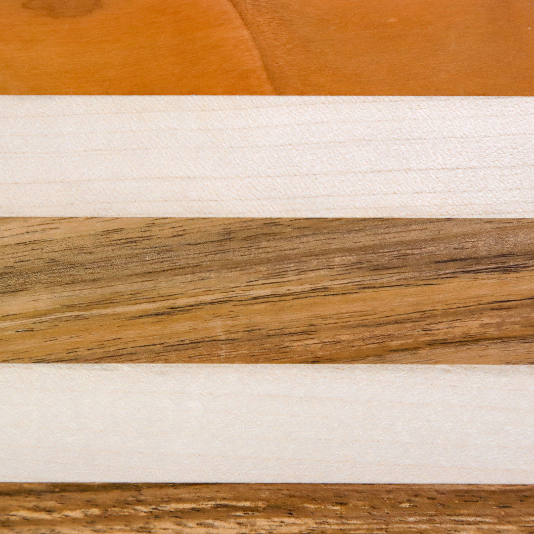 Hochwertiges Küchenbrett aus Holz – Ahorn, Kirsche & Nuss