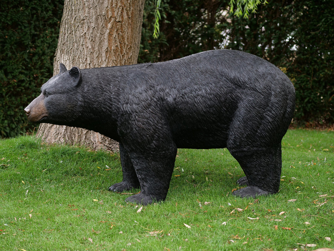 Bronzeskulptur: Bär