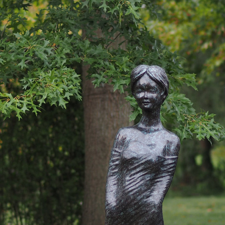 Bronzeskulptur: Zwei Frauen